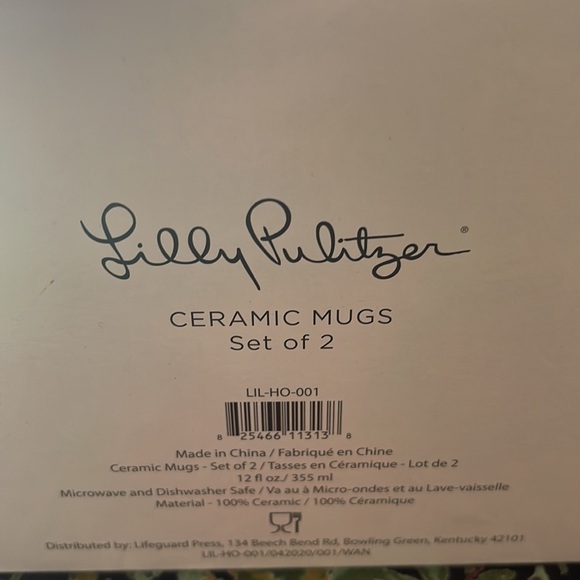 Lilly Pulitzer Mugs 2 - Picture 2 of 2